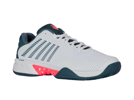 K-Swiss Hypercourt Express 2 White -Petrol - Neon