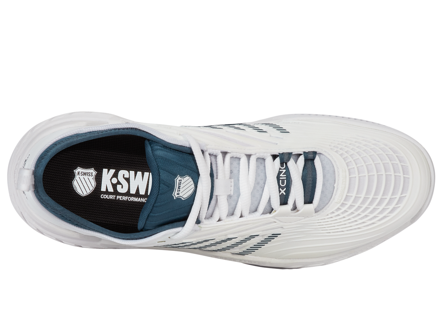 K-Swiss Hypercourt Supreme White -Petrol