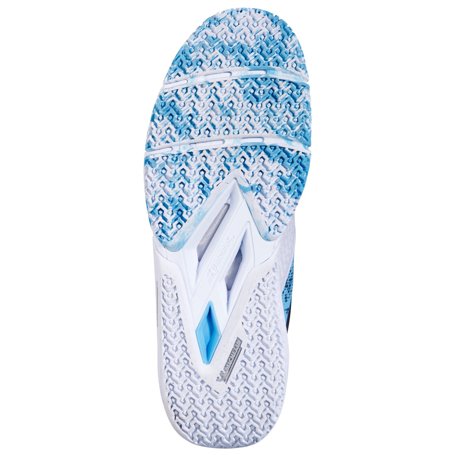 Babolat Movea Padelschoenen White - Cyan Blue