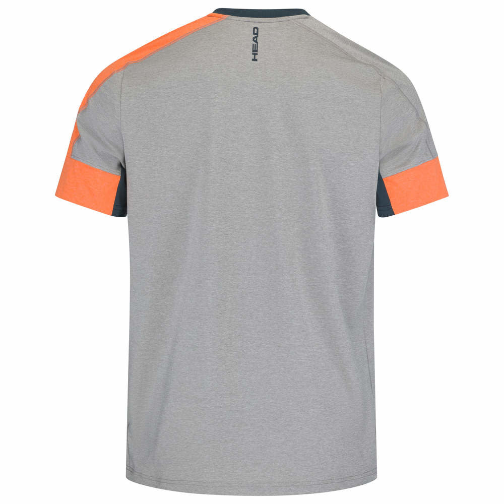 Head Padel Tech T-Shirt Grey - Orange