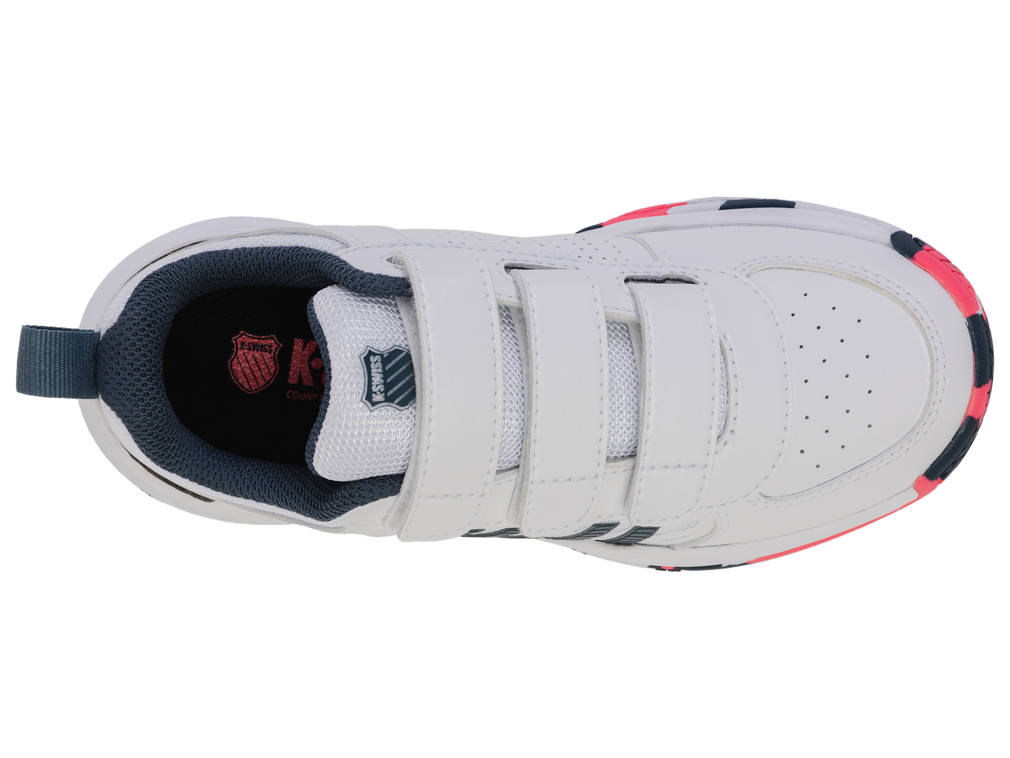 K-Swiss Court Express 2 Strap Omni White - Blue