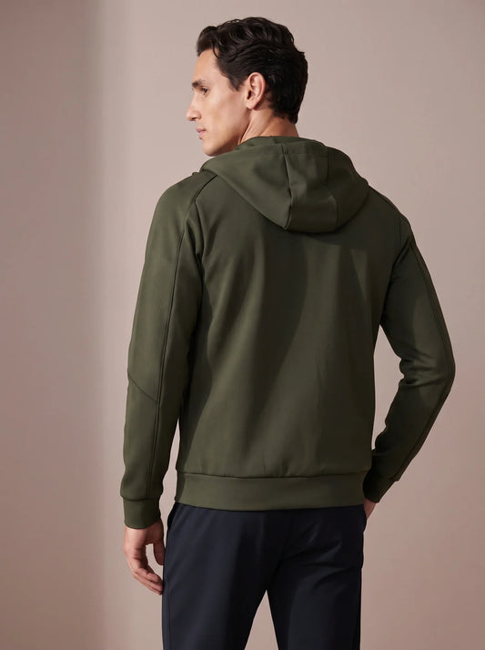 Sjeng Arno Men Hooded Jacket - Camo Green