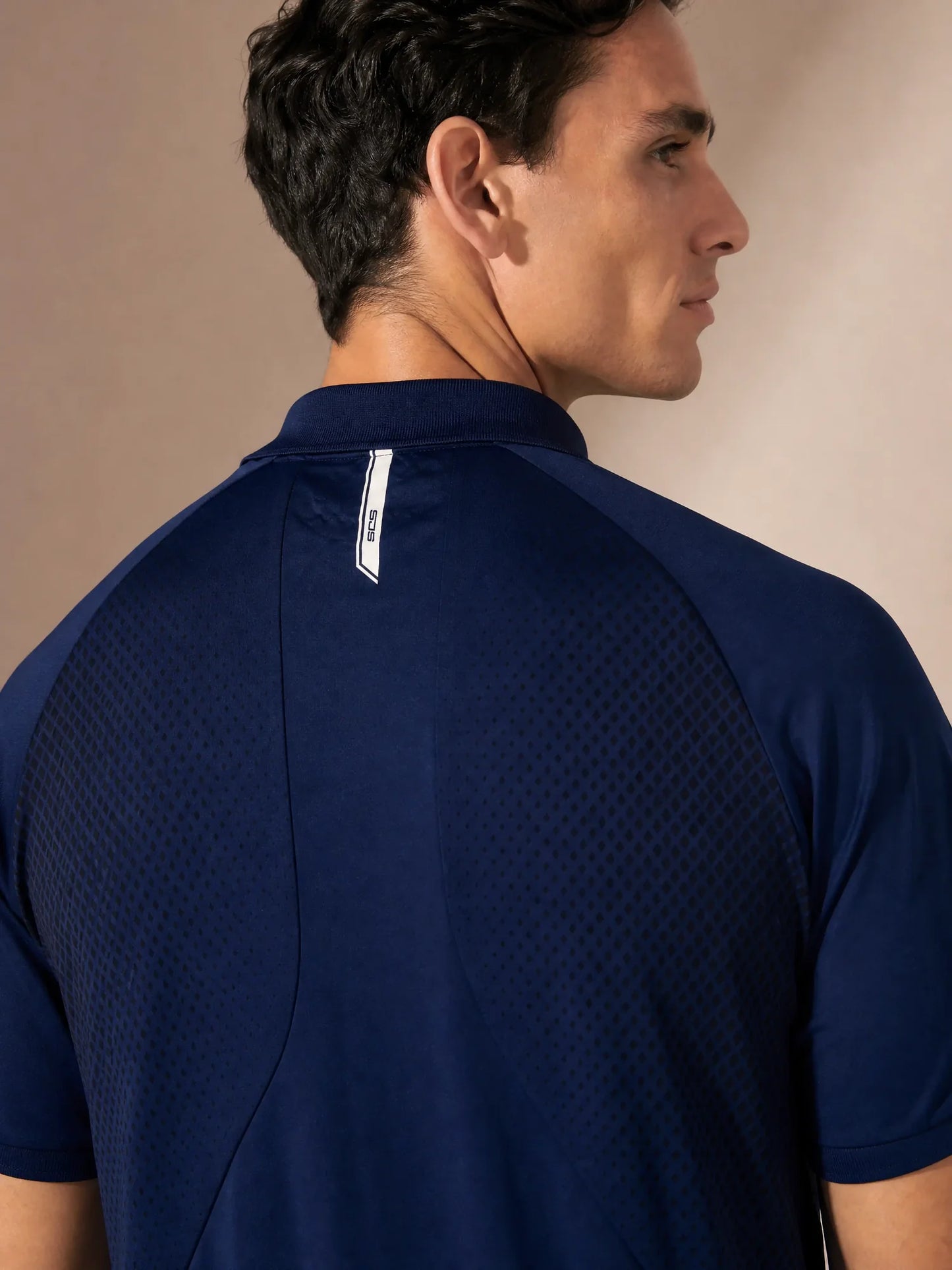 Sjeng Chet Men Polo - Pelikan Ink