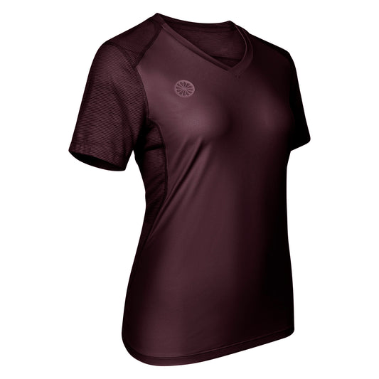 Indian Maharadja Dry Touch Tee Women Dark Berry