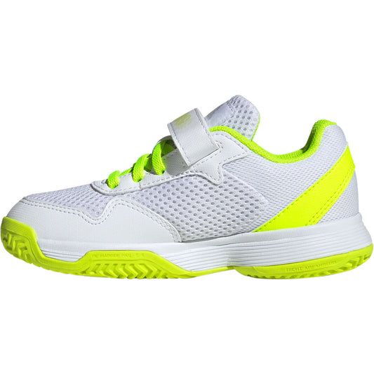 Adidas Courtflash Comfort Closure Junior White - Yellow