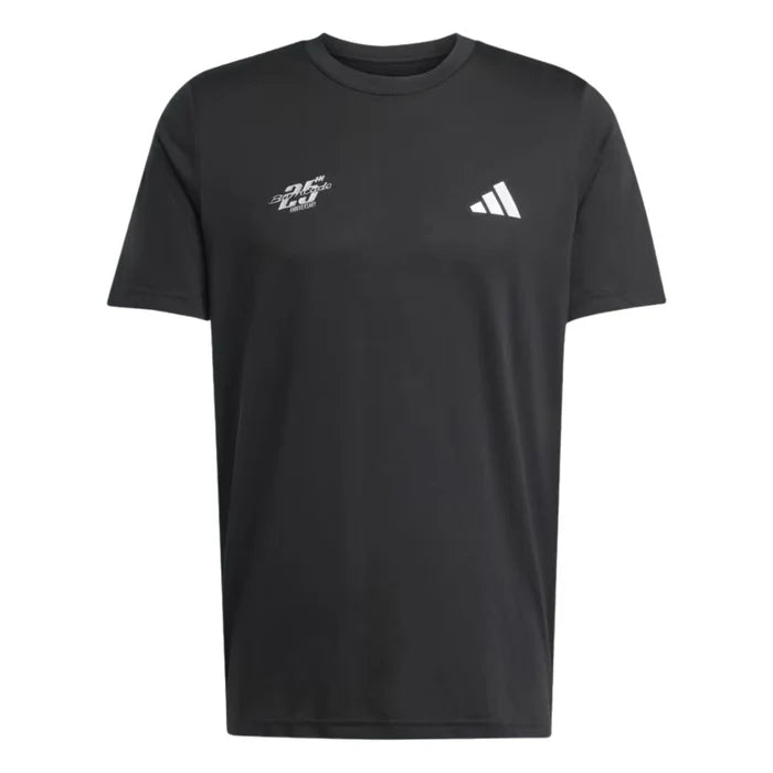 Adidas Graphic Barricade 25th Anniversary Tee Men Black