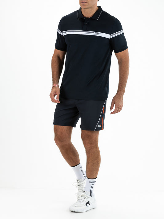 Sjeng Clarkson Mens Polo Navy