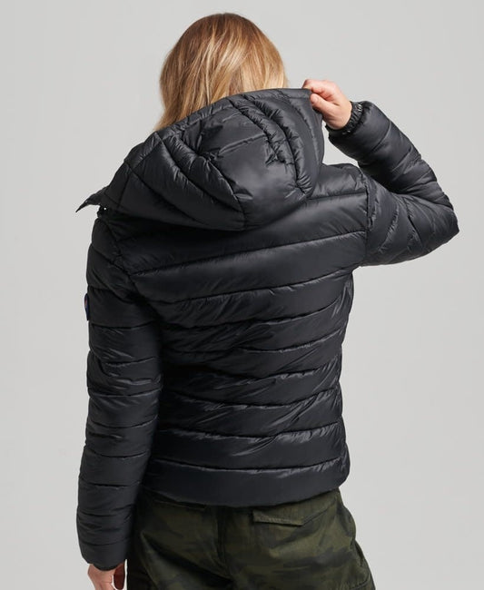 Superdry Sport Classic Fuji Puffer Jacket Black