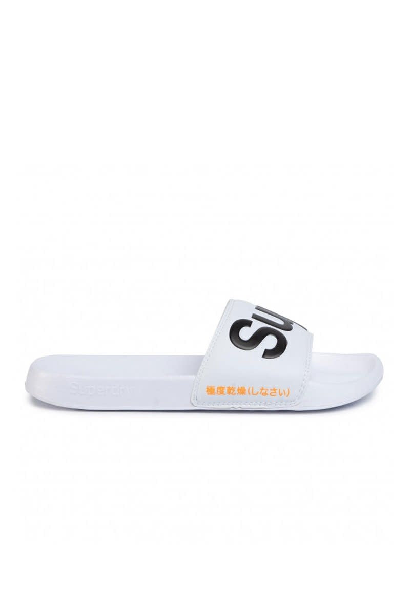 Superdry Classic Pool Slippers White