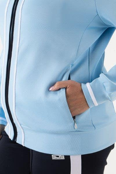 Sjeng Fathia Plus Hooded Lady Jacket Blue Bell