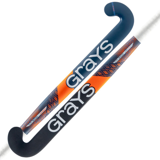 Grays GTI 3000 Jumbow 36,5 inch Indoor Hockeystick 30% Carbon Navy - Orange