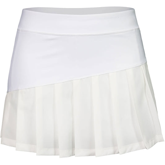 Indian Maharadja Pleated Skirt White