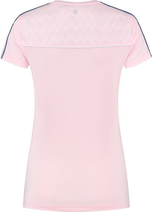 K-SWISS HYPERCOURT ROUND NECK MESH TEE Pink