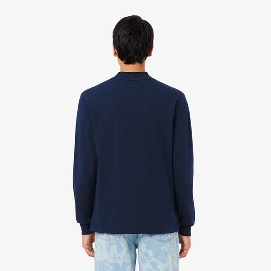 Lacoste Sport Cotton Longsleeve Shirt Navy