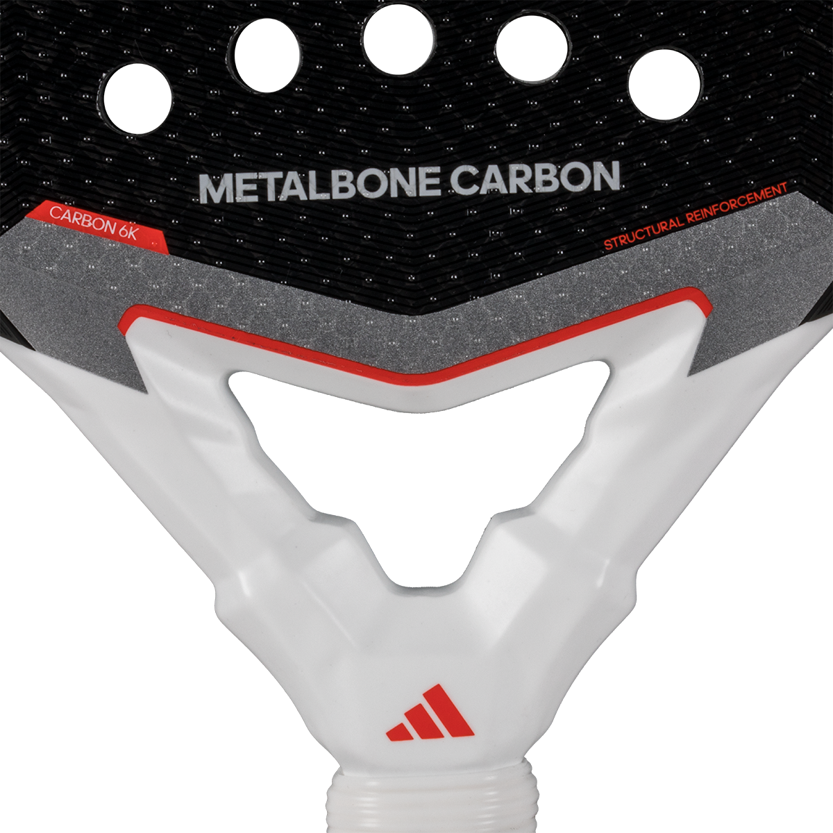 Adidas Metalbone 6K Carbon 3.4 Padelracket Black - White