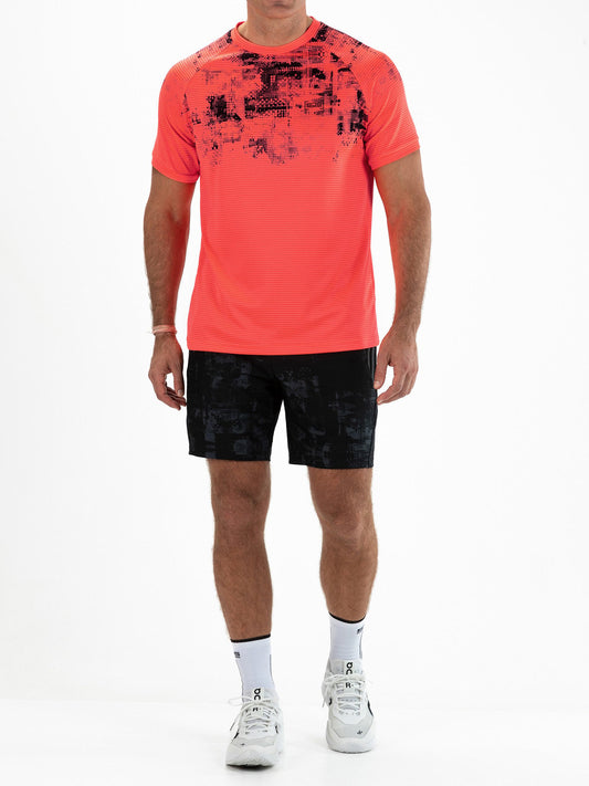 Sjeng Notting Mens Tee Fiery Coral