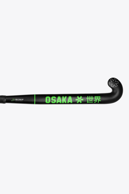 Osaka Pro Tour GF Grow Bow Junior Hockeystick Black/Green