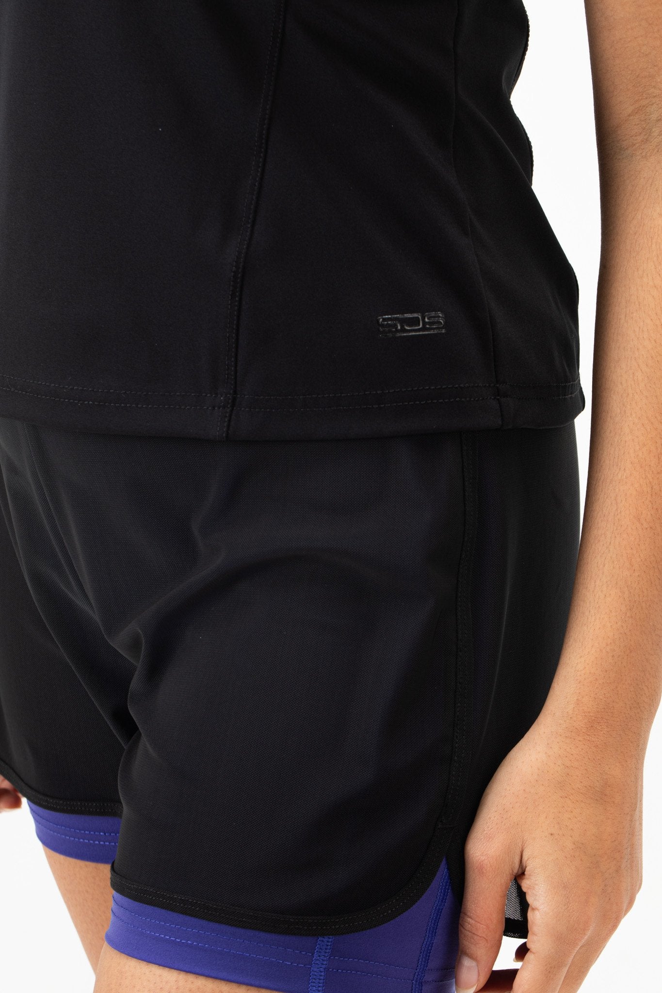 Sjeng Rain Singlet Black