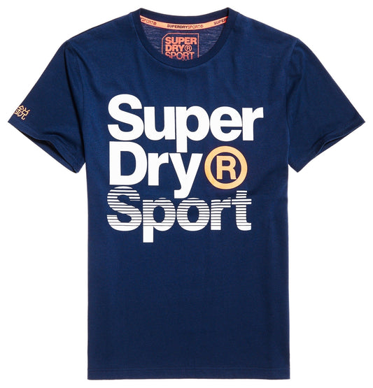Superdry Sport Graphic T-Shirt Navy