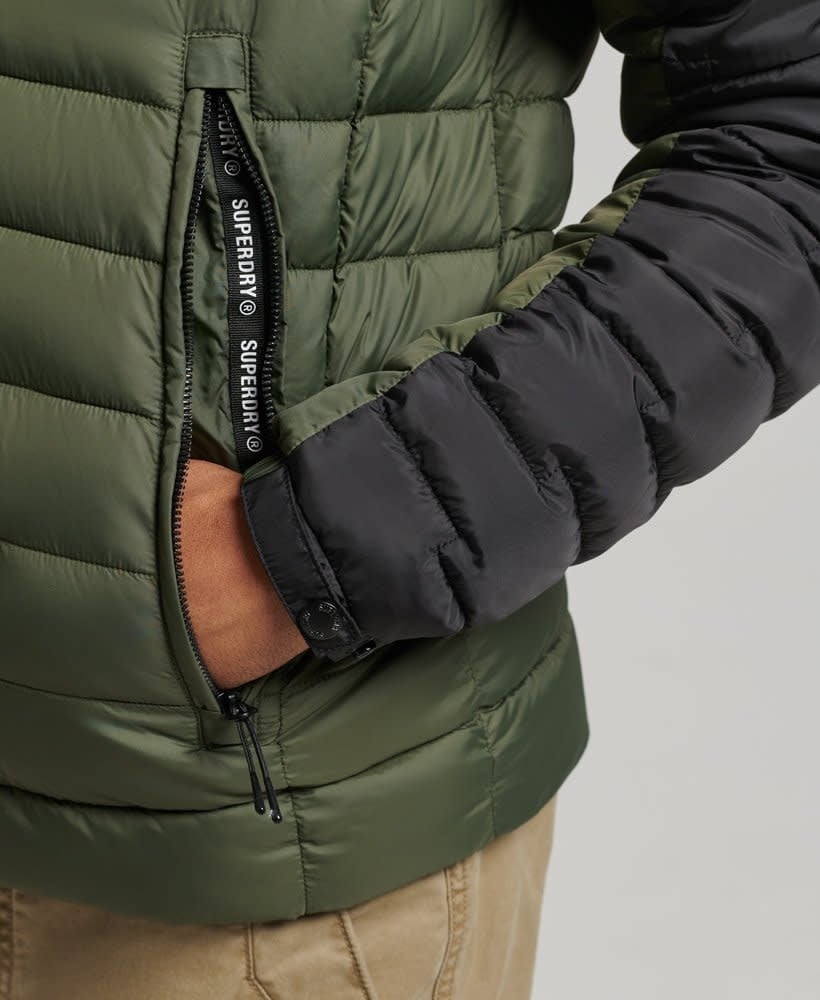 Superdry Sport Code XPD Radar Fuji Jacket Men Black - Green