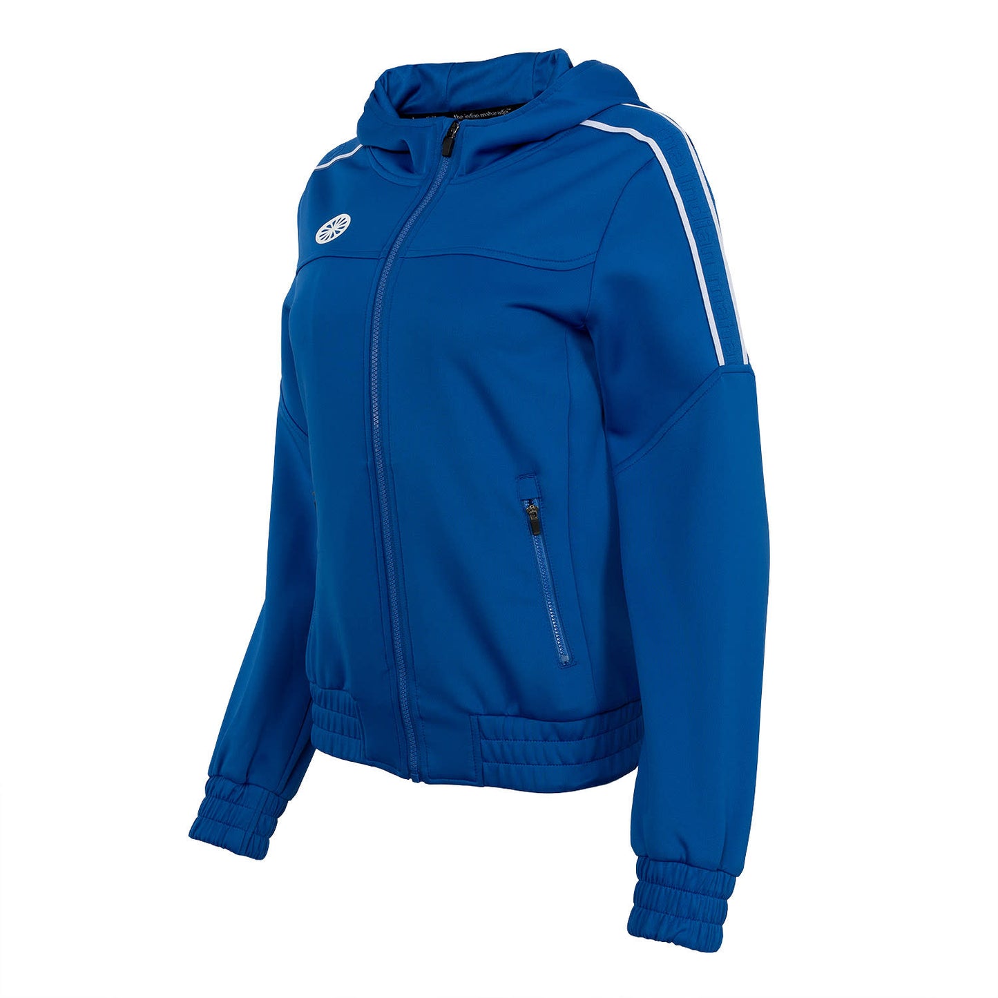 Indian Maharadja Jaipur Women Performance Hooded Jacket Cobalt