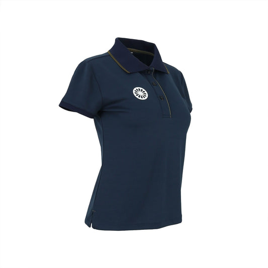 Indian Maharadja Kadiri Pique Polo Women Navy