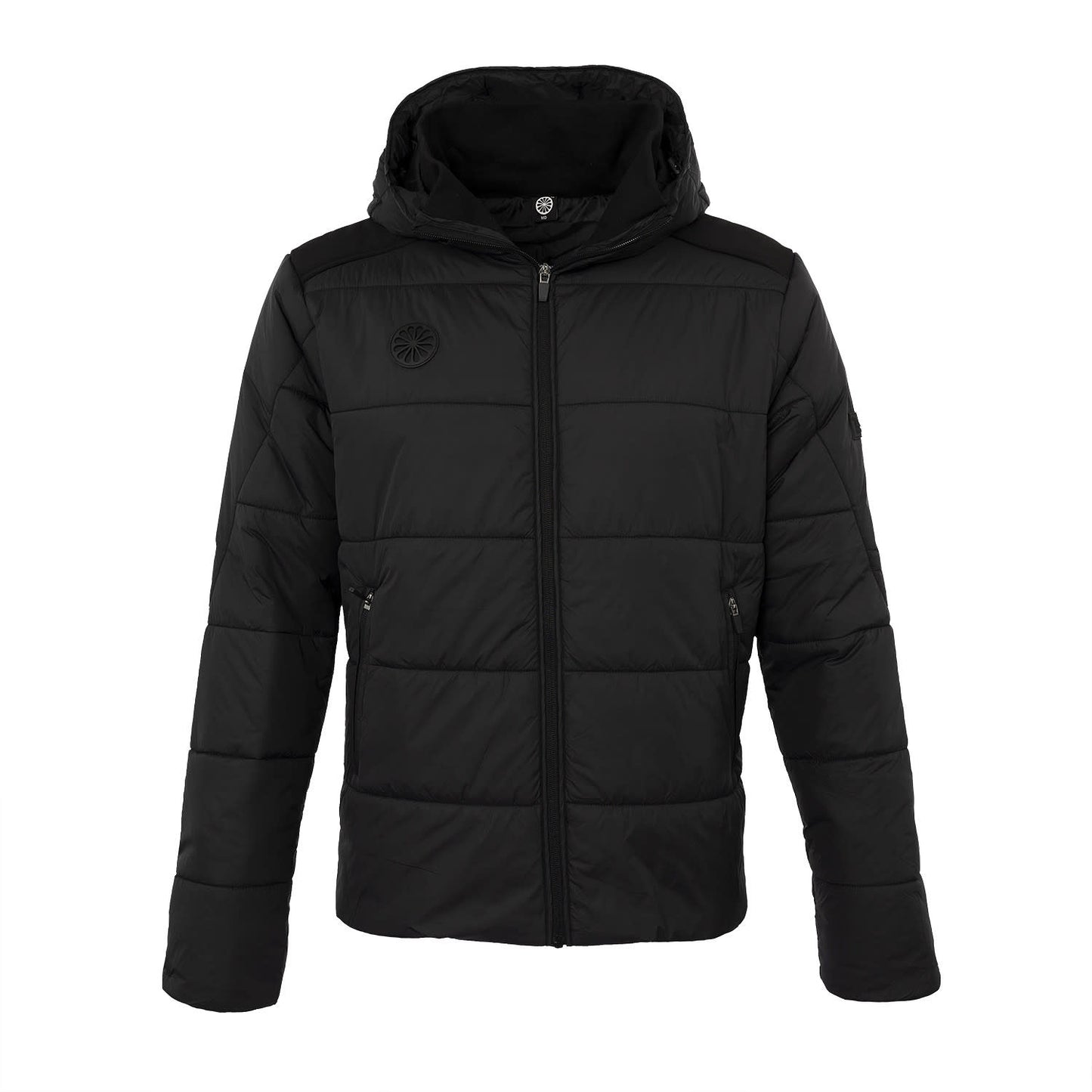 Indian Maharadja Jaipur Men Padded Jacket Black