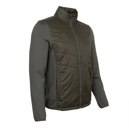 Indian Maharadja Goa Men Padded Jacket Mudgreen