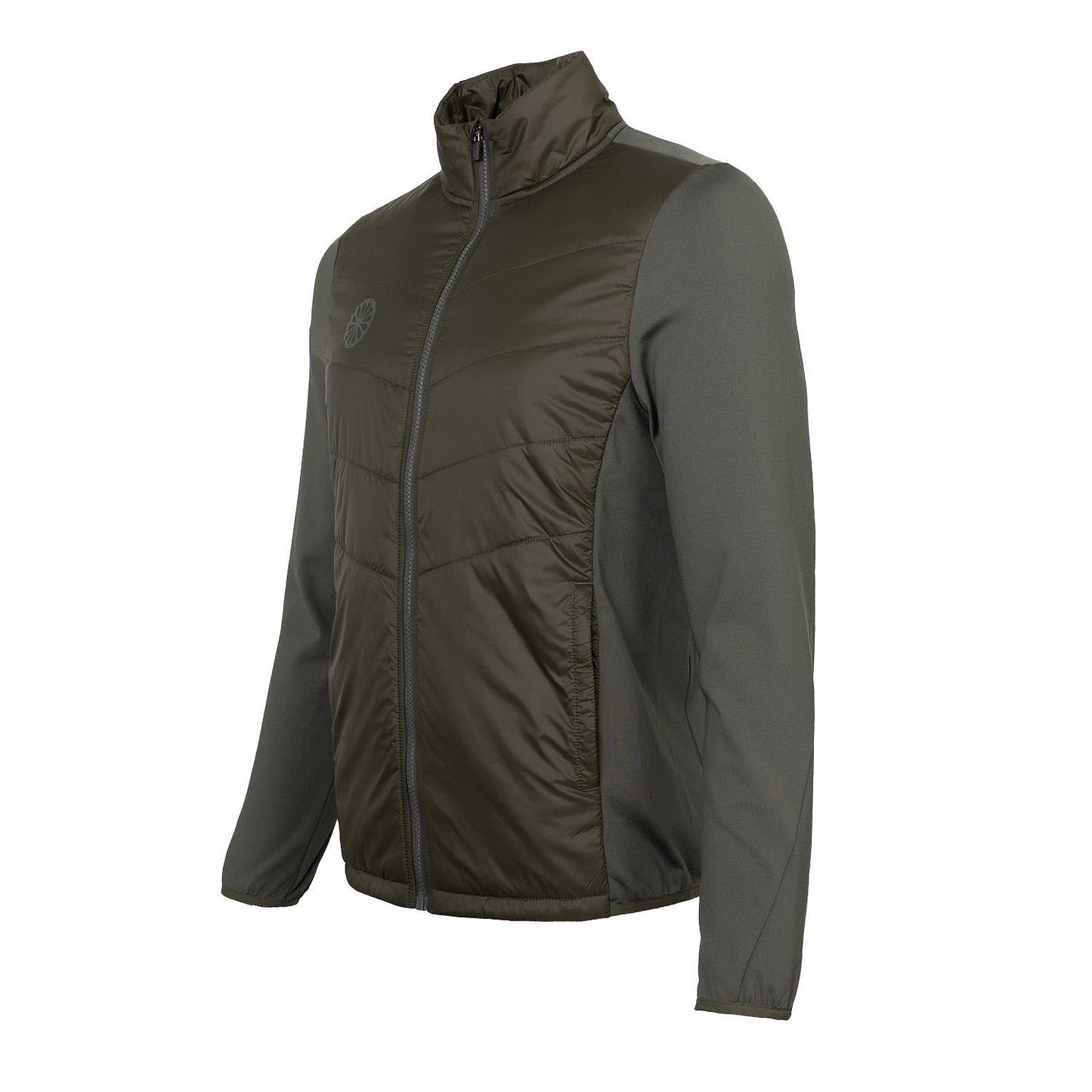 Indian Maharadja Goa Men Padded Jacket Mudgreen