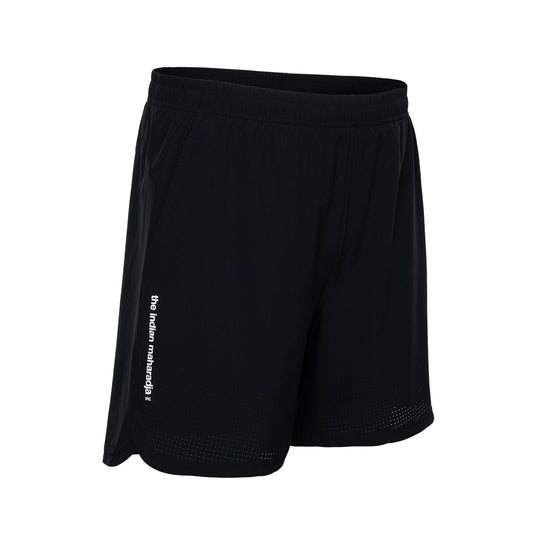 Indian Maharadja 2 in 1 Men Short 7 inch Black