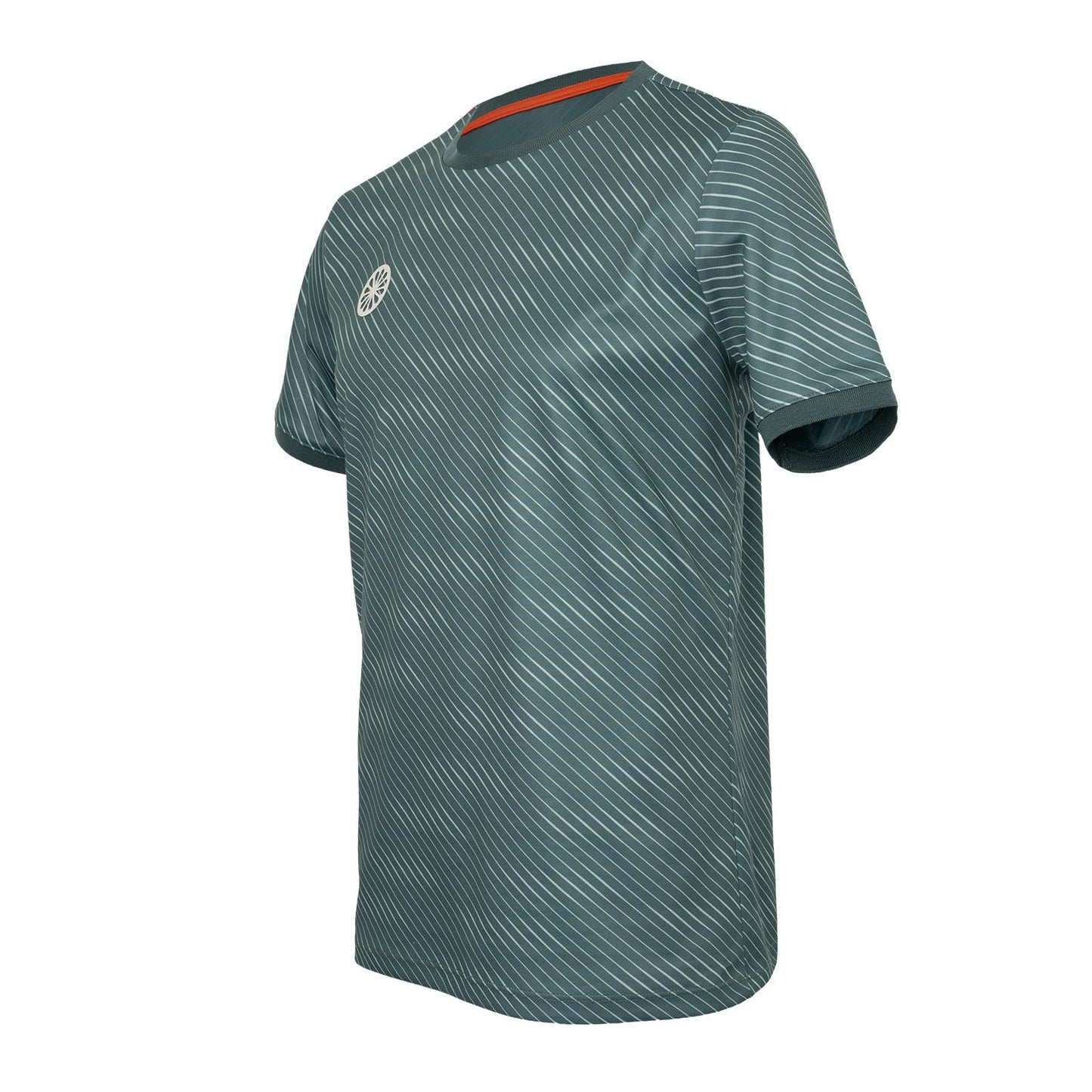 Indian Maharadja Pique Printed Tee Men Pewter Grey