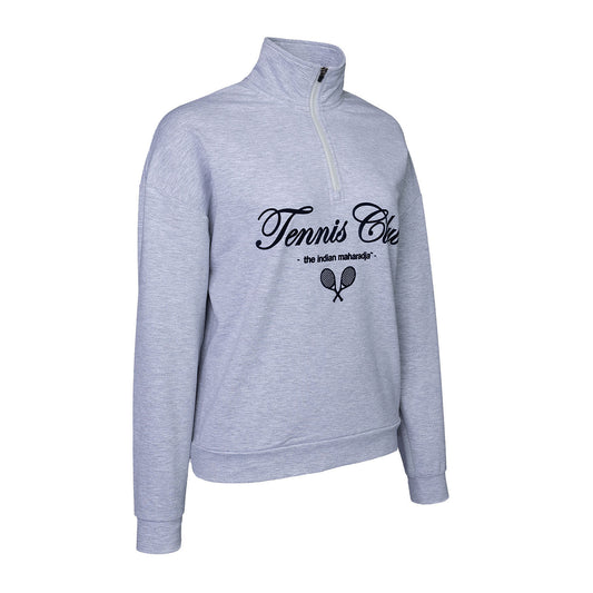 Indian Marahadja Women half zip sweater