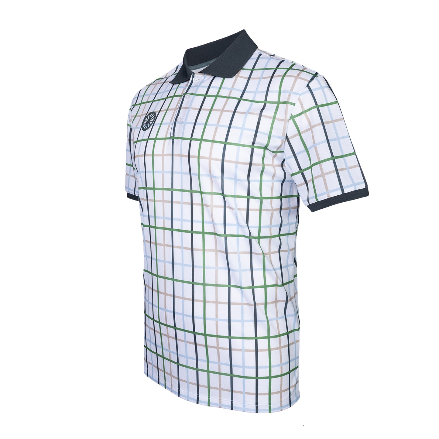 Indian Maharadja Checked Pique Polo Men