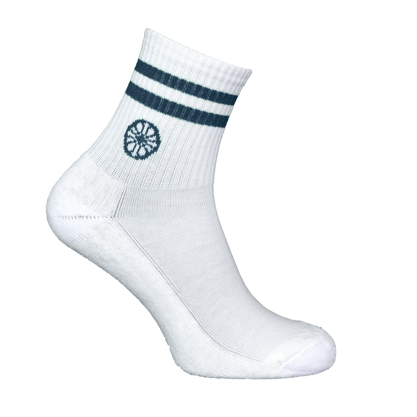 Indian Maharadja Striped Short Sock Ocean