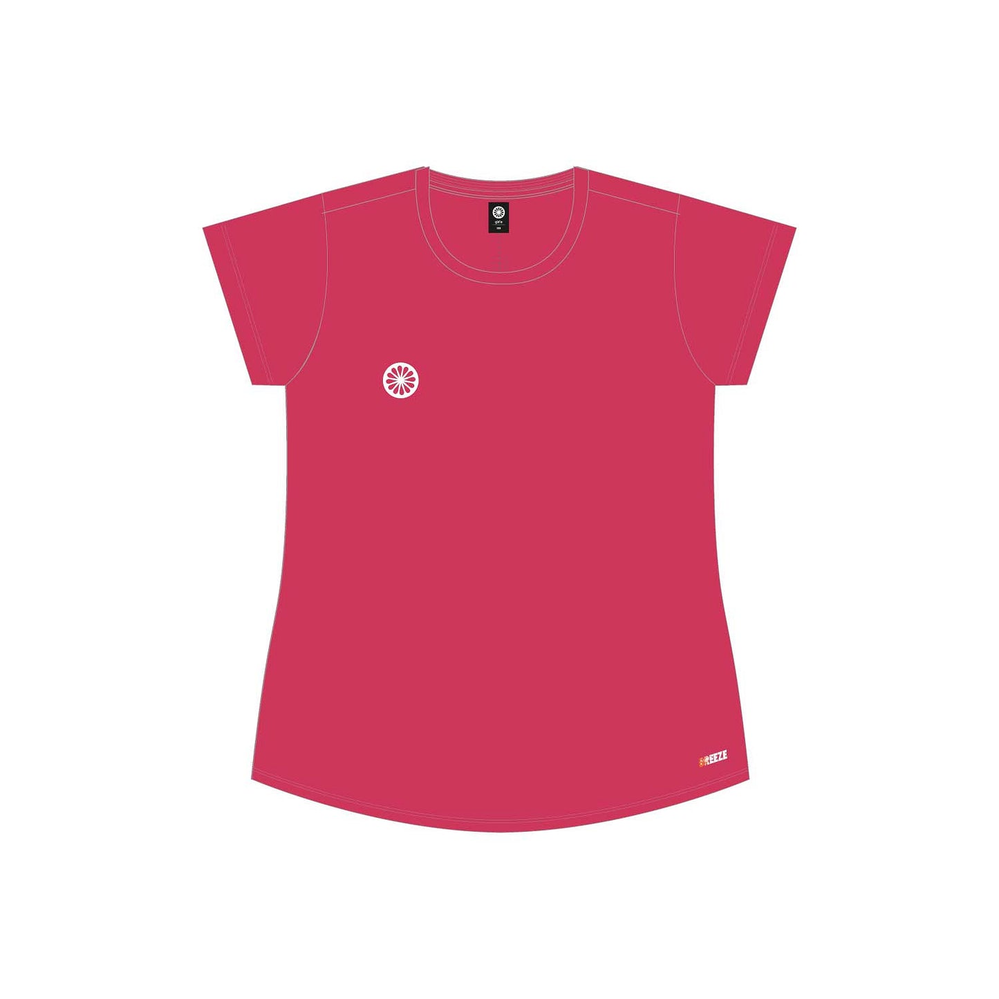Indian Maharadja Girls Round Neck Breeze Tee Pink