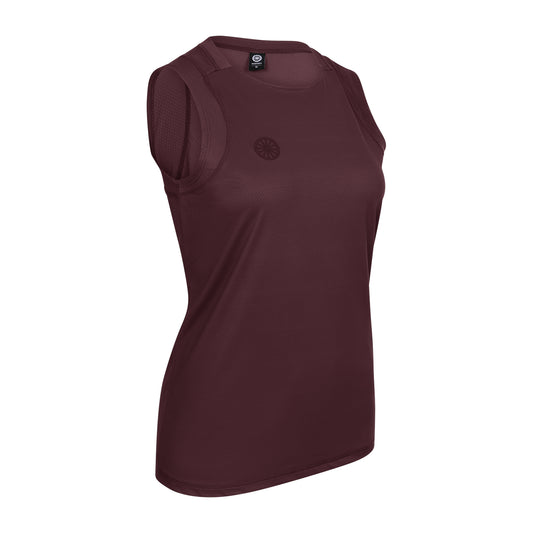 Indian Maharadja Women DryShift Sleeveless Top Dark Berry