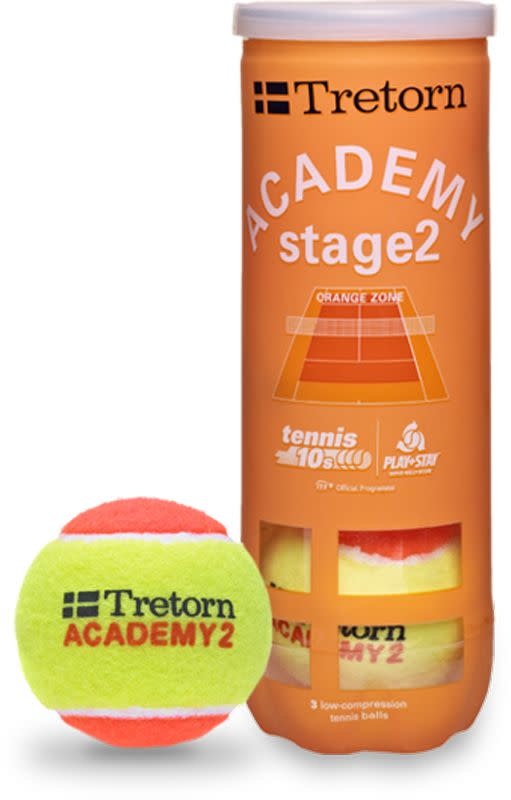 Tretorn Academy Stage 2 Orange 3X