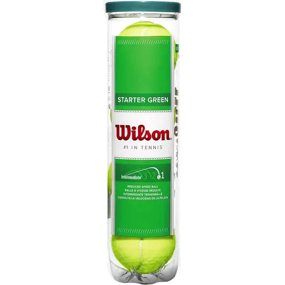 Wilson Starter Stage 1 Groen Tennisballen 4 stuks