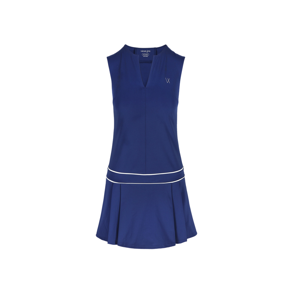 Vieux Jeu Lucy Dress Blue