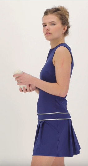 Vieux Jeu Lucy Dress Blue