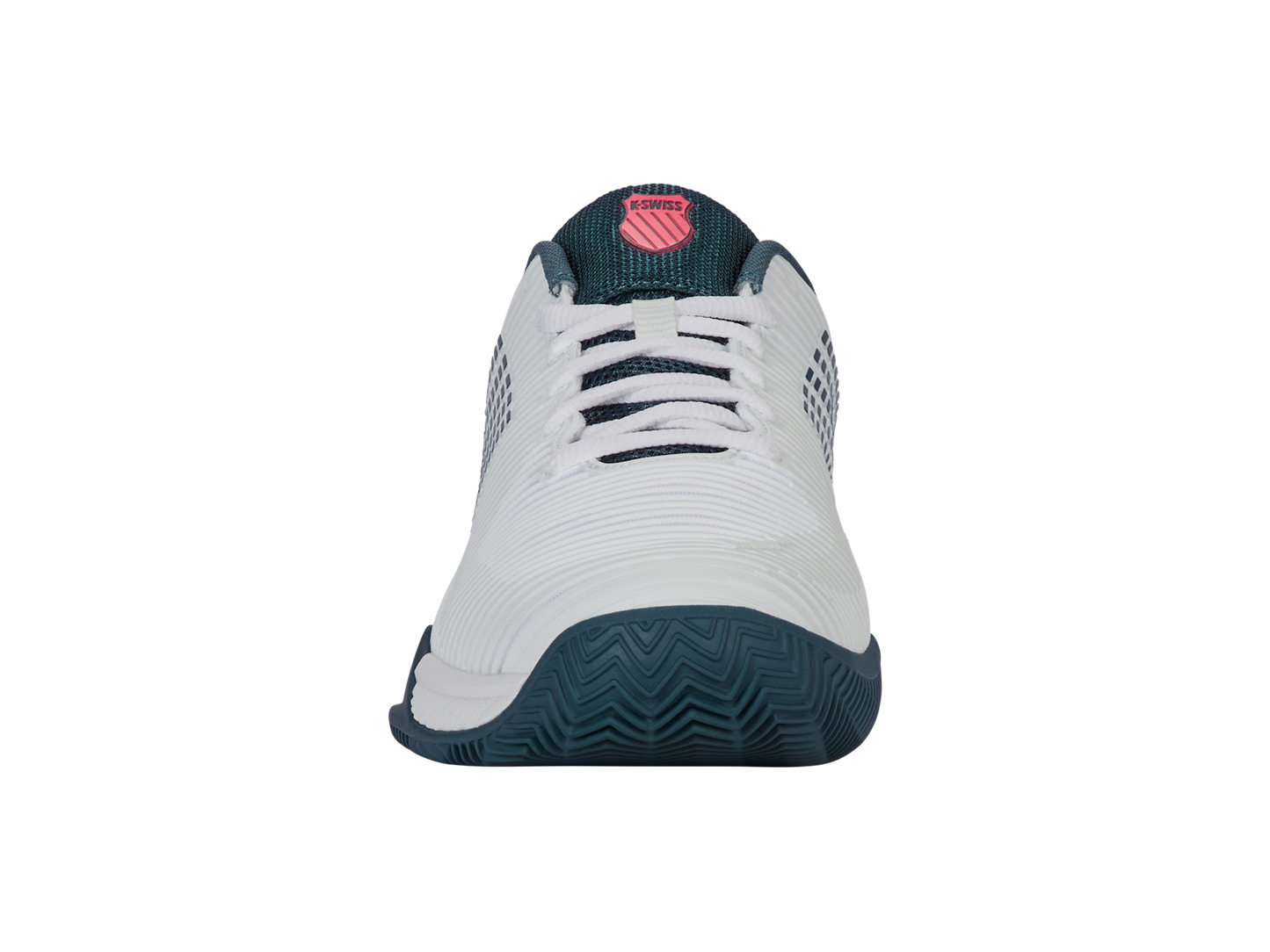 K-Swiss Hypercourt Express 2  White -Petrol - Neon