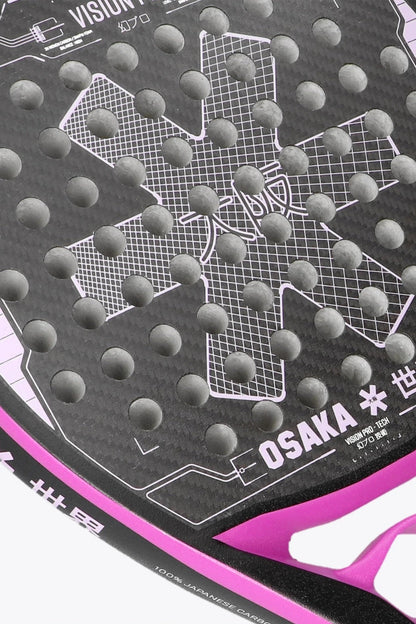 Osaka Vision Pro Padelracket Black-Purple