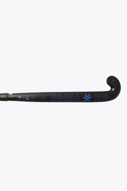 Osaka Vision 55 Show Bow  Hockeystick  37.5 Inch Black - Neon Blue