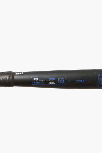 Osaka Vision 55 Show Bow  Hockeystick  37.5 Inch Black - Neon Blue