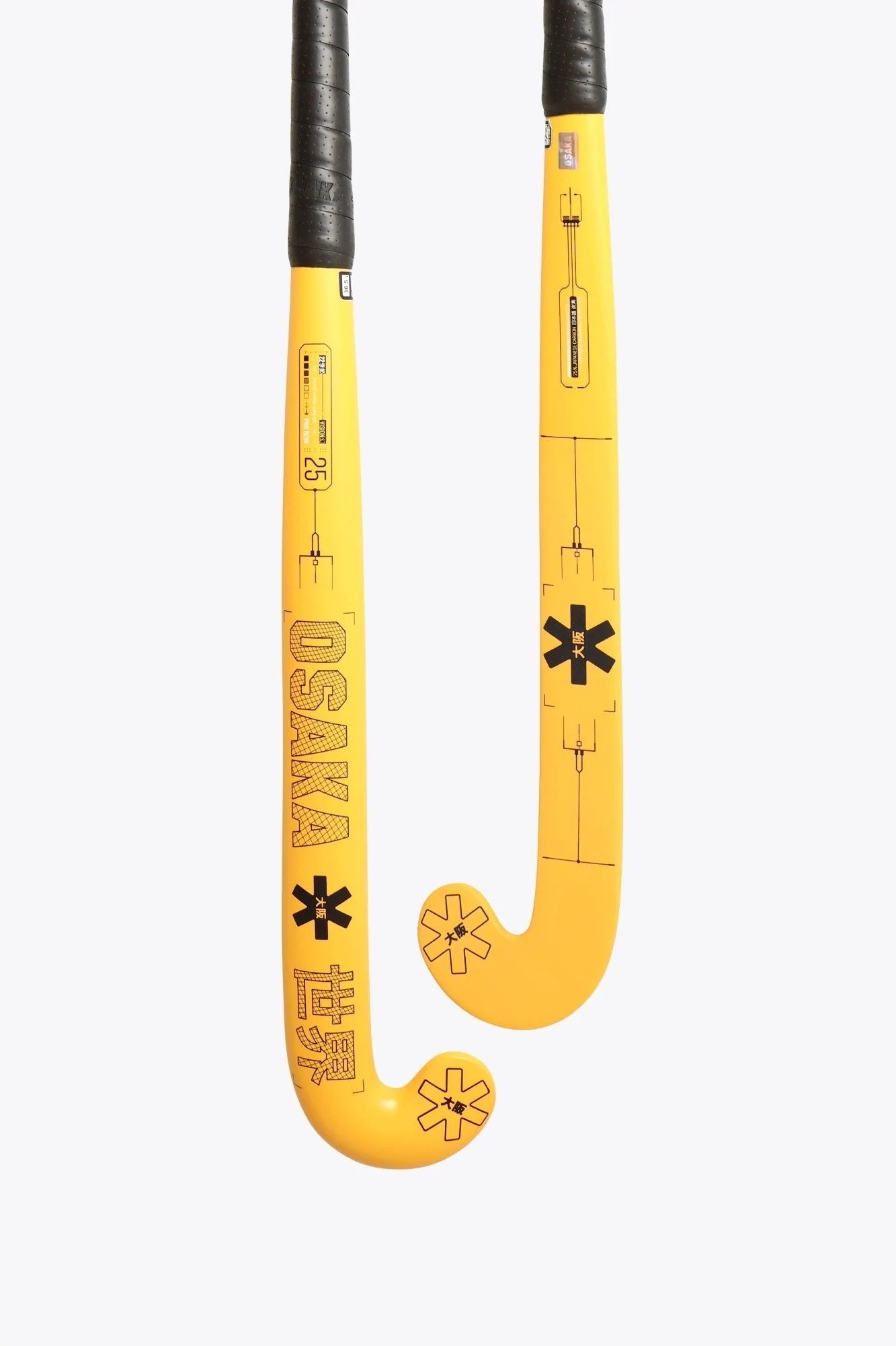 Osaka Vision 25 Pro Bow  Hockeystick  35 Inch  Honey