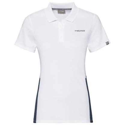 Head Club Tech Polo Dames Wit
