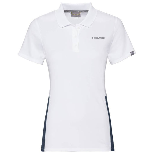 Head Club Tech Polo Dames Wit