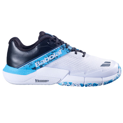 Babolat Movea Padelschoenen White - Cyan Blue