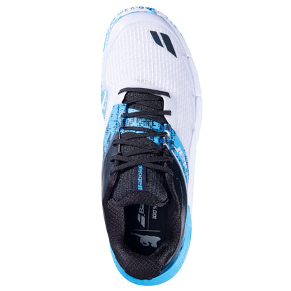 Babolat Movea Padelschoenen White - Cyan Blue