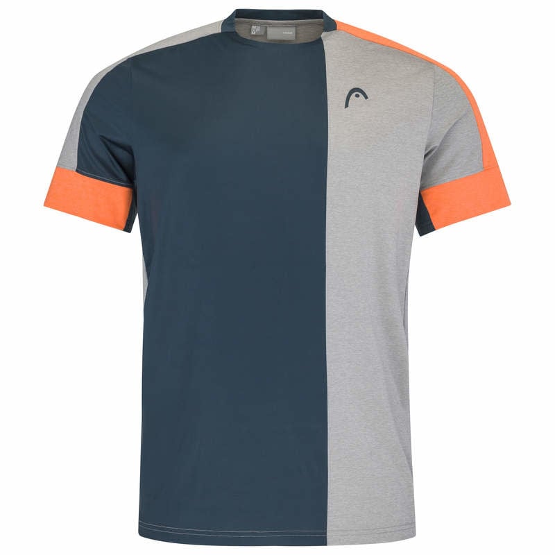 Head Padel Tech T-Shirt Grey - Orange